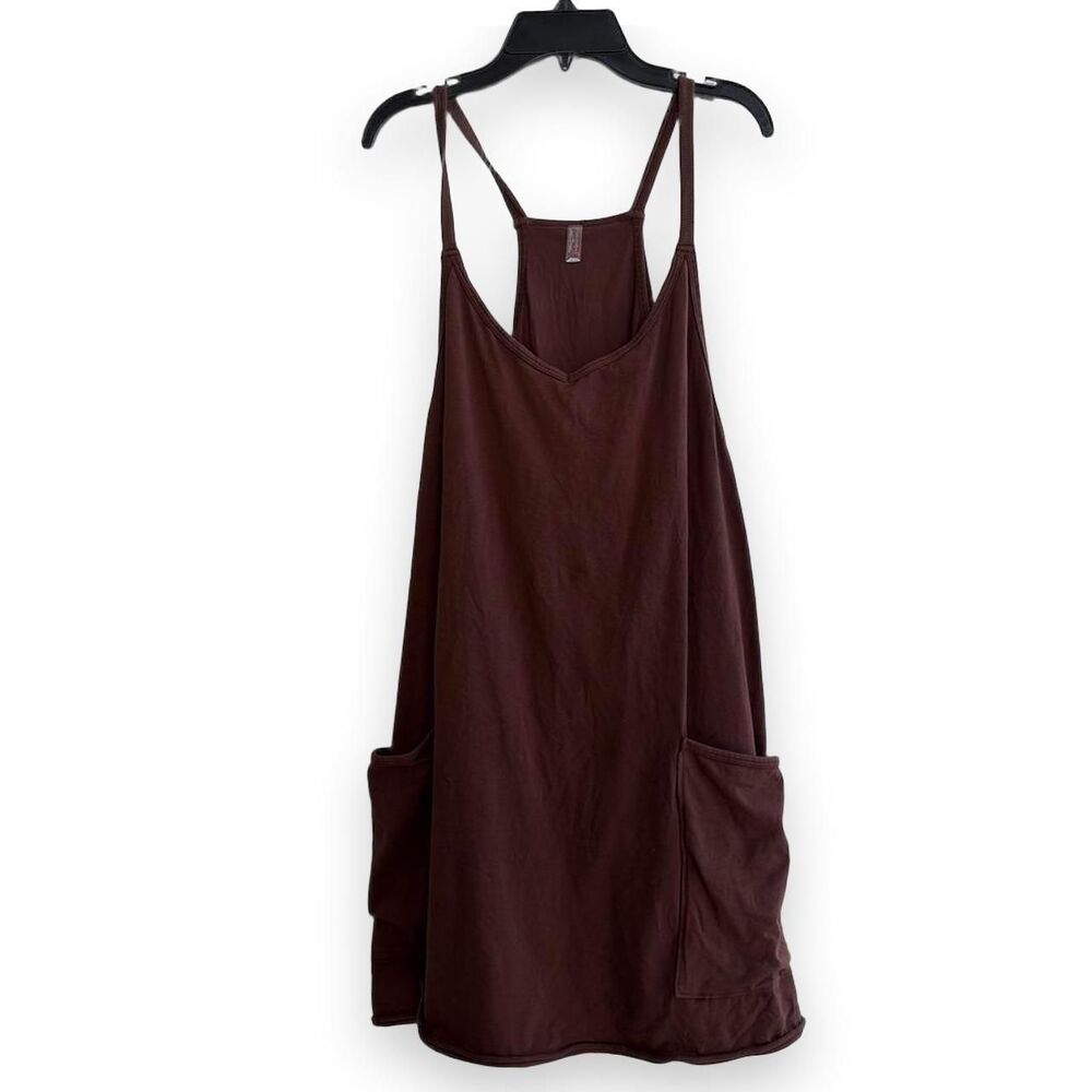 Free People FP Movement Brown Hot Shot Mini Dress Size L